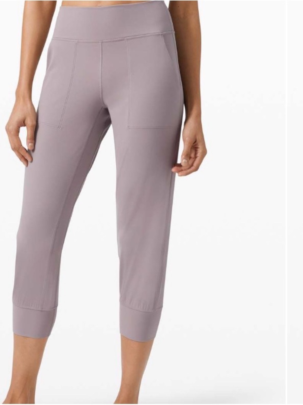 Lululemon-  Align Jogger Crop 23" Size 8. Violet Verbena